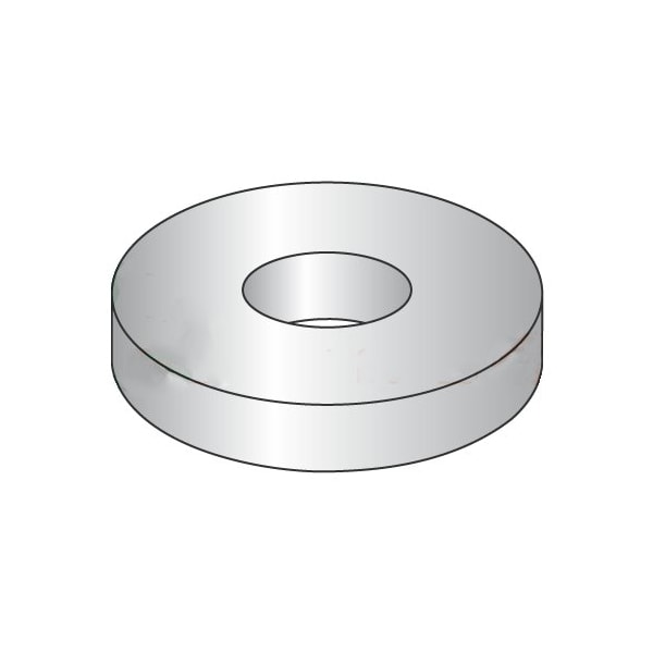 Newport Fasteners Flat Washer, For Screw Size #6 , 18-8 Stainless Steel 5000 PK 456930 - main